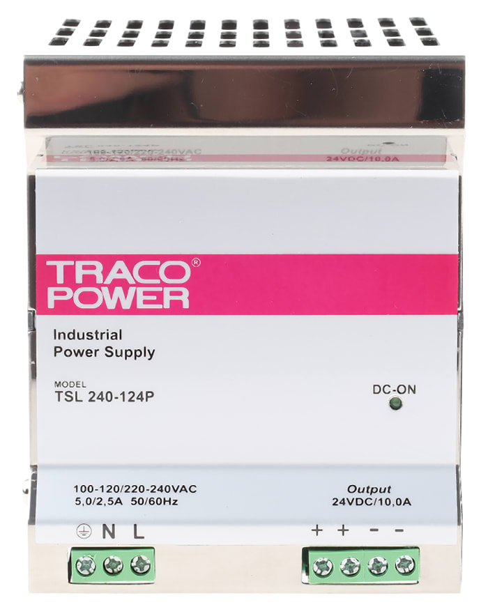 TRACOPOWER TSL 240-124P Источник питания для монтажа на панель и DIN-рейку