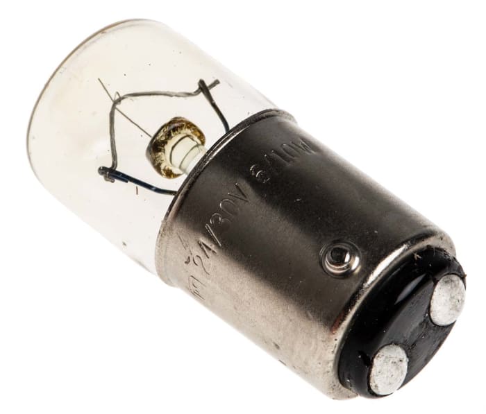 Ampoule RS PRO 24 V (c.a./c.c.), 6 W, 250 mA, BA15d