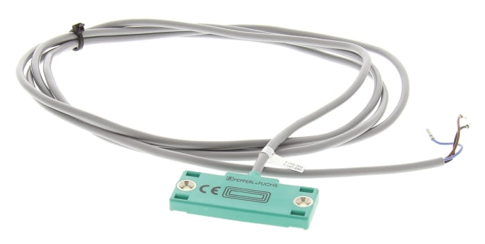 Pepperl + Fuchs Capacitive Block Proximity Sensor, 5 mm Detection, PNP NO, 10 → 30 V dc