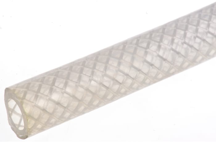 RS PRO PUR, Hose Pipe, 10mm ID, 15.75mm OD, Clear, 25m