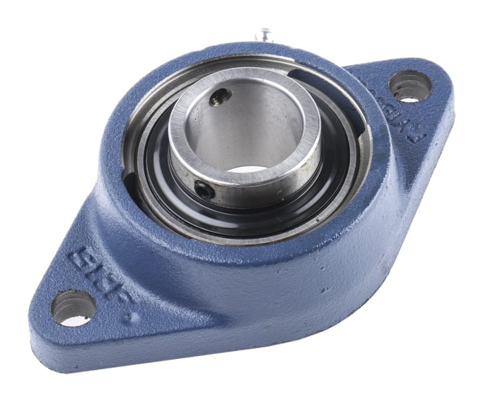 2 Hole Flange Bearing Unit, FYTB 30 TF, 30mm ID