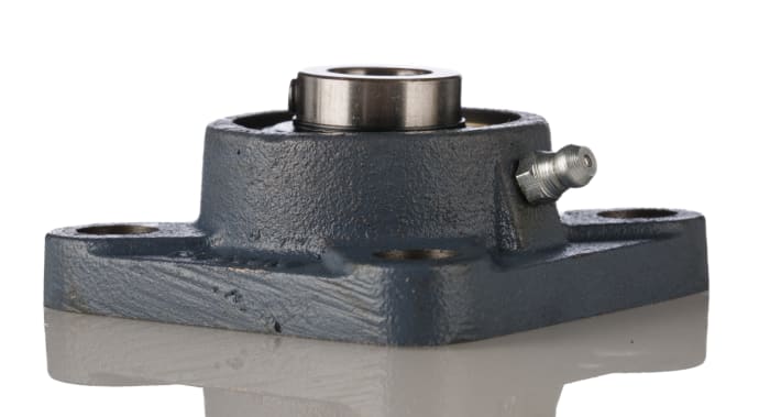 4 Hole Flange Bearing Unit, FY 15 TF, 15mm ID