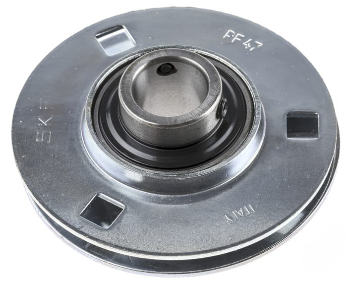 3 Hole Flange Bearing Unit, PF 20 TF, 20mm ID