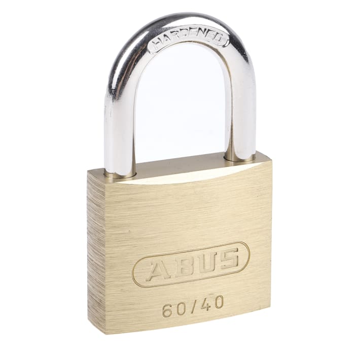 Abus Asma Kilit, 40mm, Pirinç, Çelik Anahtar