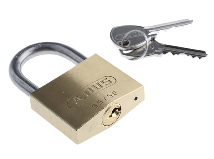 Abus Candado de latón 65/30 de 1.181 in con igual llave 6306