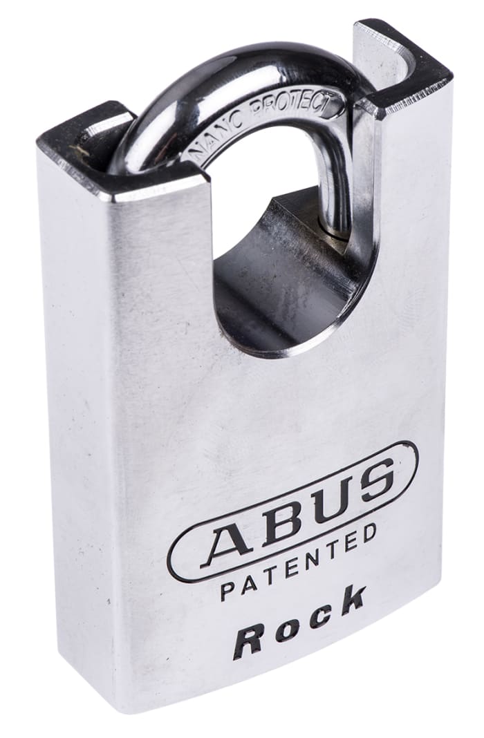 Candado de uso intensivo de Acero ABUS, Ø de grillete 11.1mm, color Gris, para Interior, exterior