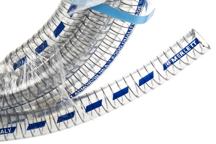 Conduit flexible RS PRO, PVC Transparent, diamètre interne 20mm, renforcé