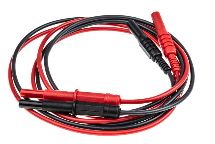 RS PRO, RS PRO Insulated Test Lead Set, CAT II, 20A, 340-2421