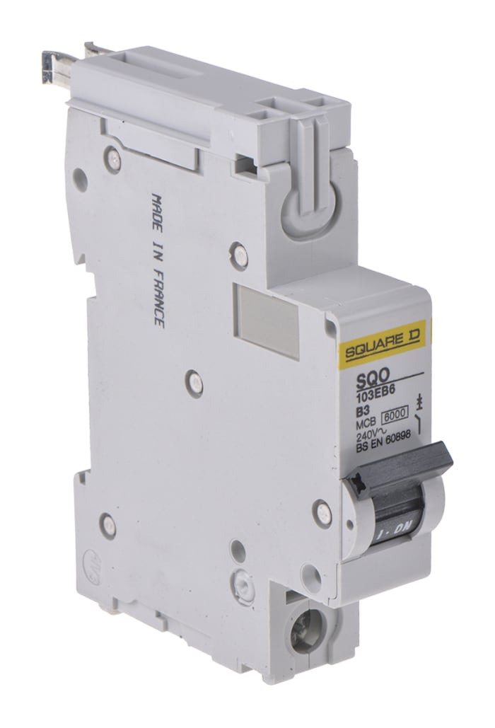 Schneider Electric MCB1P, 3A Curve B