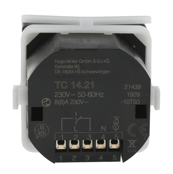 Muller MU TC1421 Timer Digitale Per Montaggio Su Pannello – Conto Alla Rovescia Con Uscita A Commutazione - 3