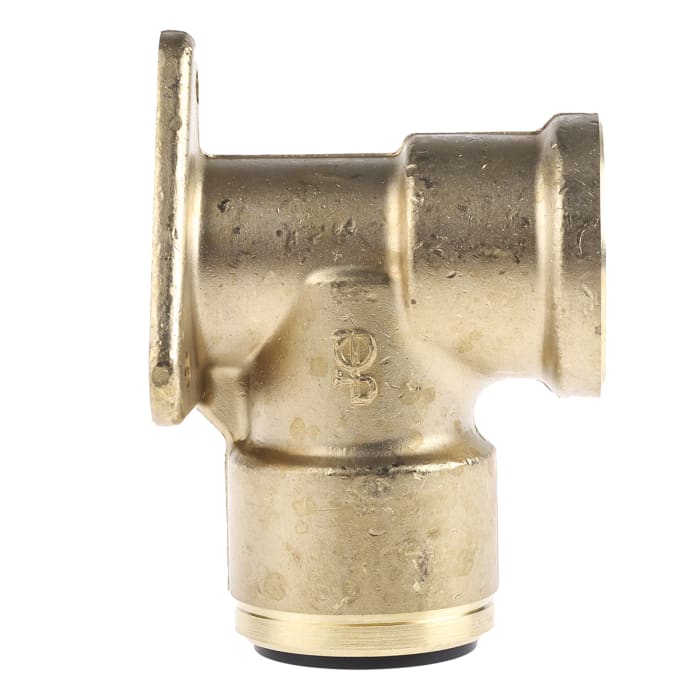 PM22WB JG Speedfit JG Speedfit Brass Pipe Fitting, 90° Push Fit Wall