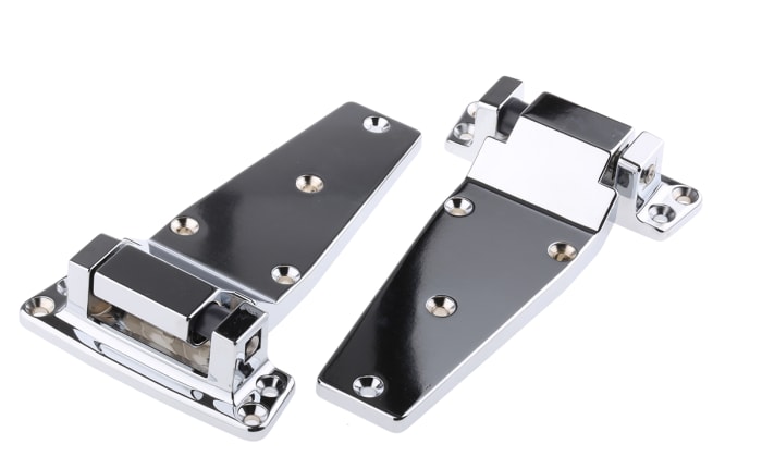 Steinbach & Vollman Krom Kaplamalı Çinko Kapak Menteşe Sol Vida, 127mm x 10,5mm x 213mm