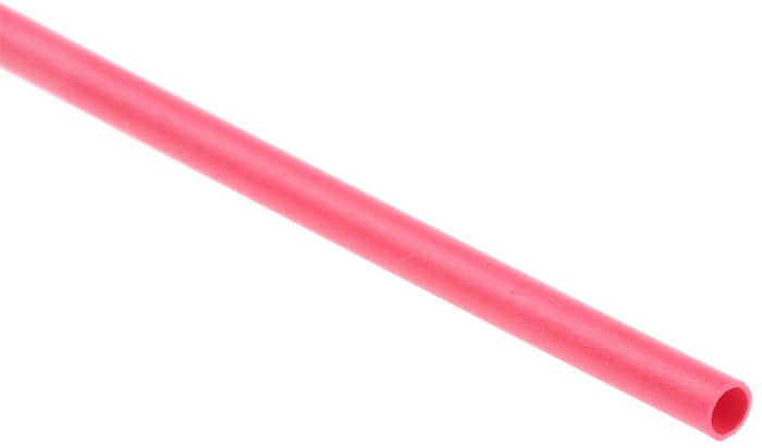 TE Connectivity Red No 2:1, Heat Shrink Tubing 1.6mm Sleeve Dia. x 1.2m Length , RNF-100 Series
