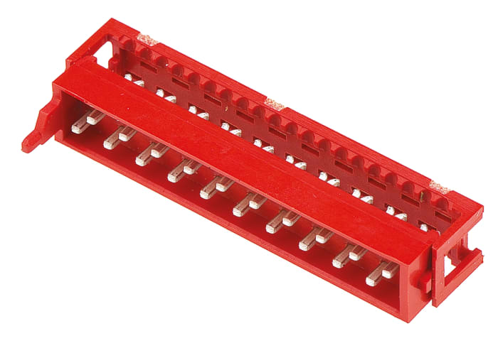 TE Connectivity 20-Way IDC Connector Plug for Cable Mount, 2-Row
