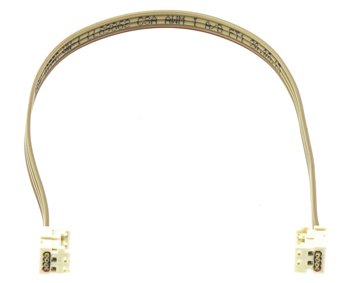 Molex Picoflex Series Flat Ribbon Cable, 4-Way, 1.27mm Pitch, 200mm Length, Picoflex IDC to Picoflex IDC