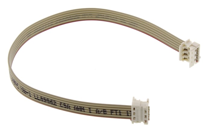 Câbles en nappe Molex Picoflex 6 voies, pas de 1.27mm 28 AWG, Gris