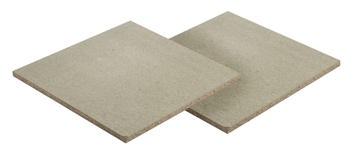 Estantería de aglomerado RS PRO, Aglomerado, Gris, Sistema Twinspan, 18mm, 1200mm x 600mm