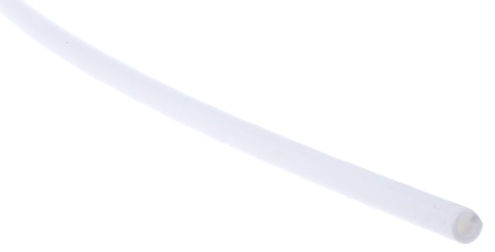 Gaine de câble spiralée HellermannTyton, Ø 1.6mm → 3.2mm, Ø interne 1.6mm, Blanc, en PE