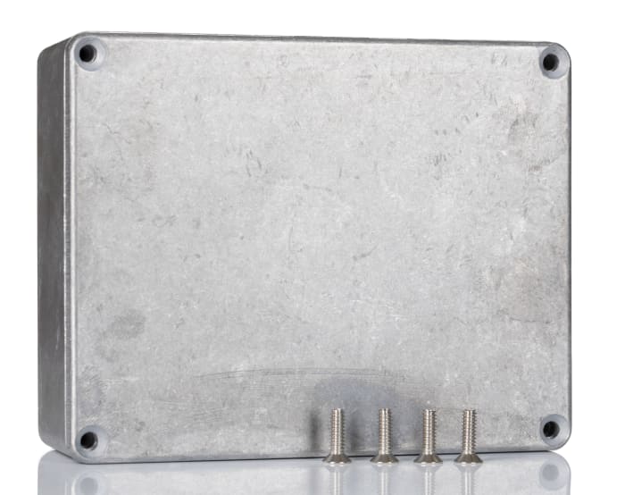 Envolvente, 1590 Hammond de Aluminio Presofundido Natural Natural, 119.5 mm, 94 mm, IP54, Blindado 34 mm