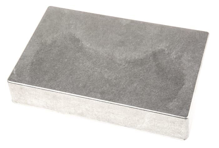 Hammond 1590 Series Natural Die Cast Aluminium Enclosure, IP54, Natural Lid, 188 x 120 x 37mm