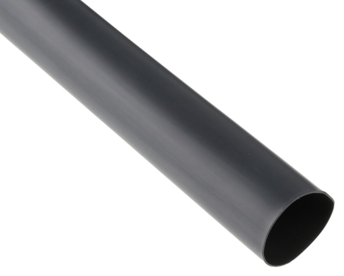 TE Connectivity Siyah, İçi Yapışkanlı Isıyla Daralan Makaron, 24mm, Büzüşme Oranı: 4:1, 1,2m Uzunluğunda