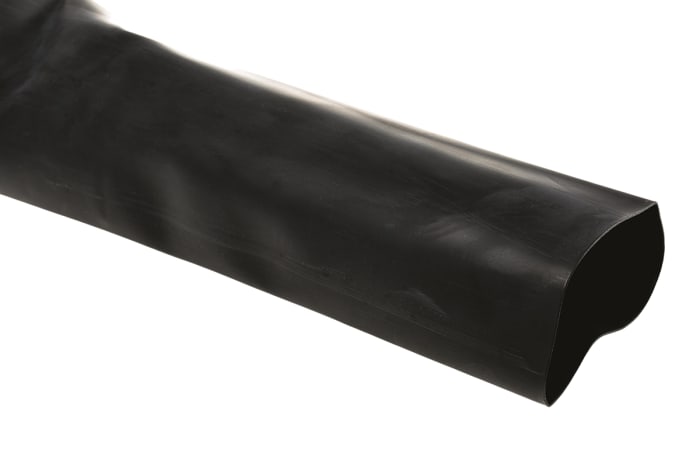 Gaine thermorétractable TE Connectivity, Diam. 48mm, Long. 1.2m, Rétreint 4:1, Noir