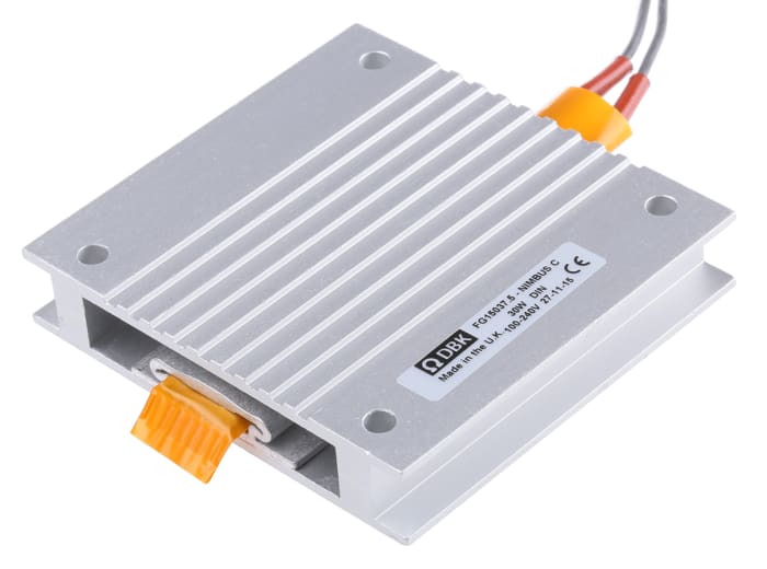 DBK Enclosures Enclosure Heater, 100 → 240V ac, 30W Output, 75mm x 80mm x 15mm