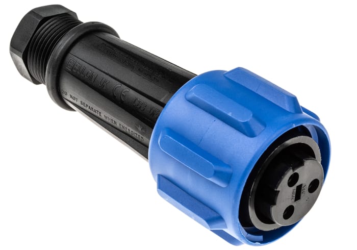 Bulgin Circular Connector, 3 Contacts, Cable, Standard Connector, Socket, Female, IP68, Buccaneer 900 Series