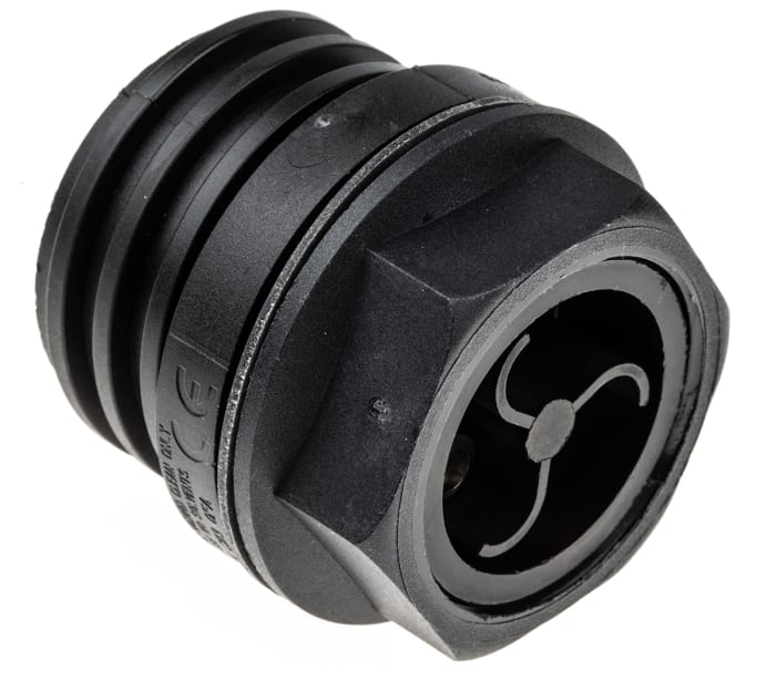Bulgin Circular Connector, 3 Contacts, Panel, Standard Connector, Plug, Male, IP68, Buccaneer 900 Series