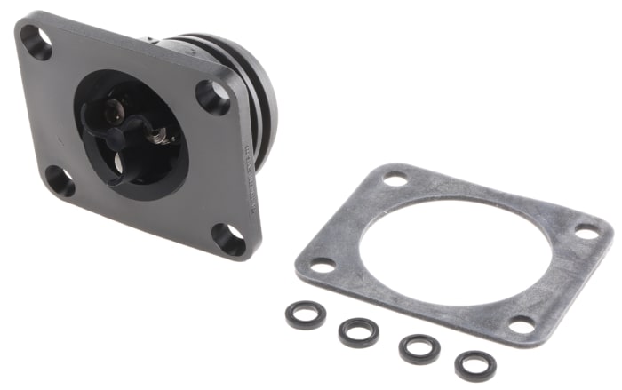 Bulgin Circular Connector, 3 Contacts, Flange, Standard Connector, Plug, Male, IP68, Buccaneer 900 Series