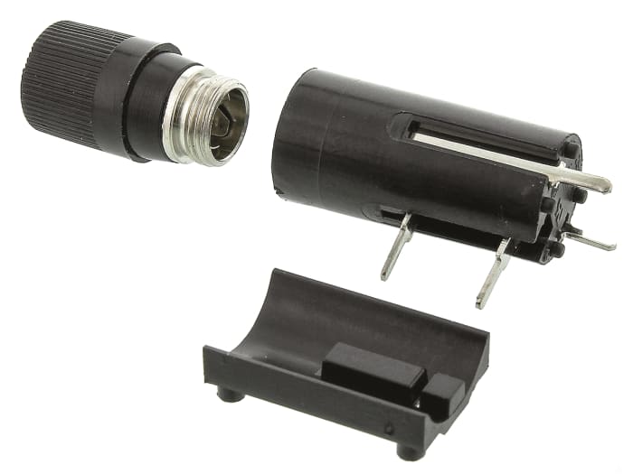 Schurter 10A PCB Mount Fuse Holder for 5 x 20mm Fuse, 250V ac