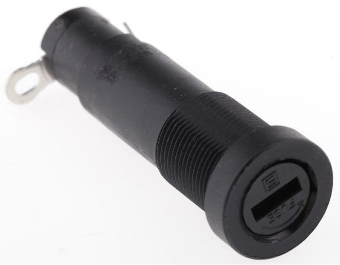 Schurter 20A Panel Mount Fuse Holder for 5 x 20mm Fuse, 250V ac