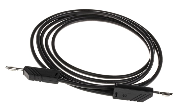 Hirschmann Test & Measurement, 16A, 60V dc, Black, 2m Lead Length