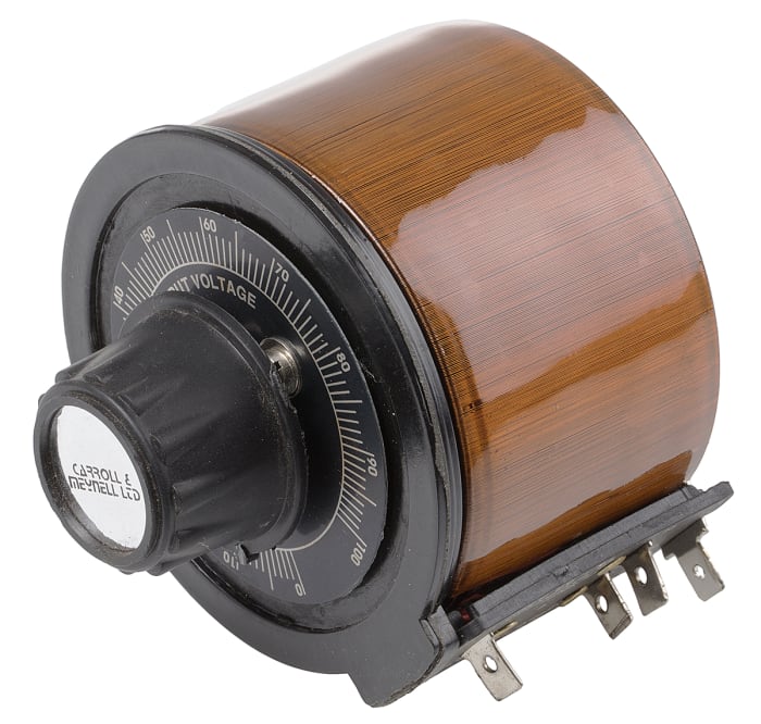 Carroll & Meynell 1 Phase 170VA Variac, 1 Output, 240V ac