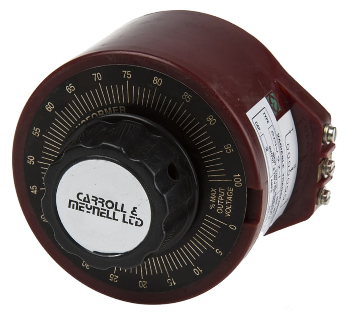 Carroll & Meynell 1 Phase 480VA Variac, 1 Output, 240V ac