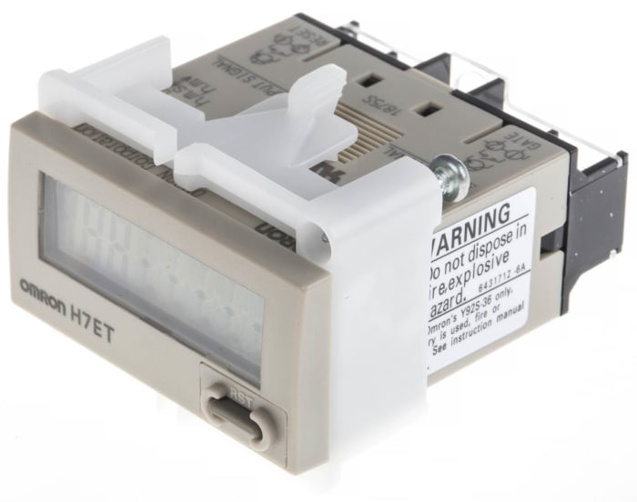 Omron H7E Timer, 7 Digit LCD