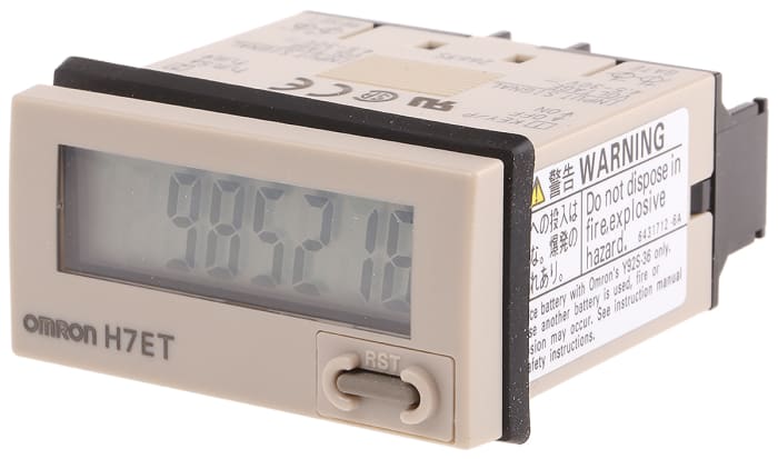 Omron H7E Counter, 7 Digit LCD, 4.5 → 30 V dc