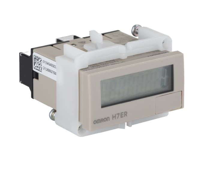 Omron H7ER Tachometer, 4 Digit LCD, 1kHz