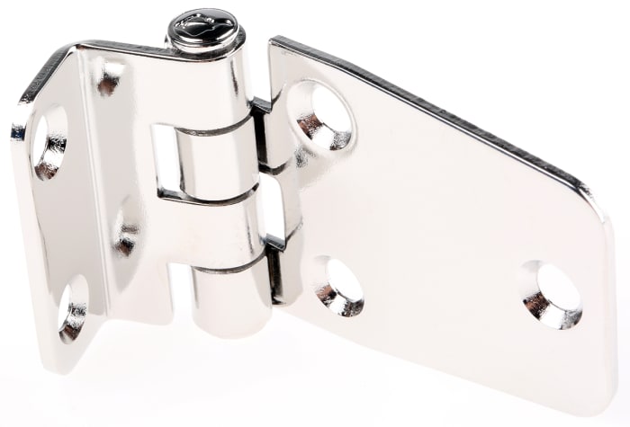 Charnière de trappe en inox, 37mm x 67.5mm x 2mm