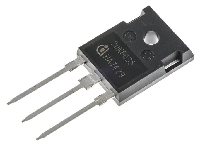 Infineon CoolMOS S5 N-Channel MOSFET, 20 A, 600 V, 3-Pin TO-247 SPW20N60S5FKSA1