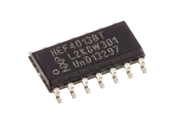 Nexperia HEF4013BT,652 Dual D Type Flip Flop IC, 14-Pin SOIC