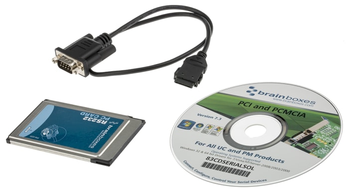 Brainboxes 1 PCMCIA RS232 Serial Board