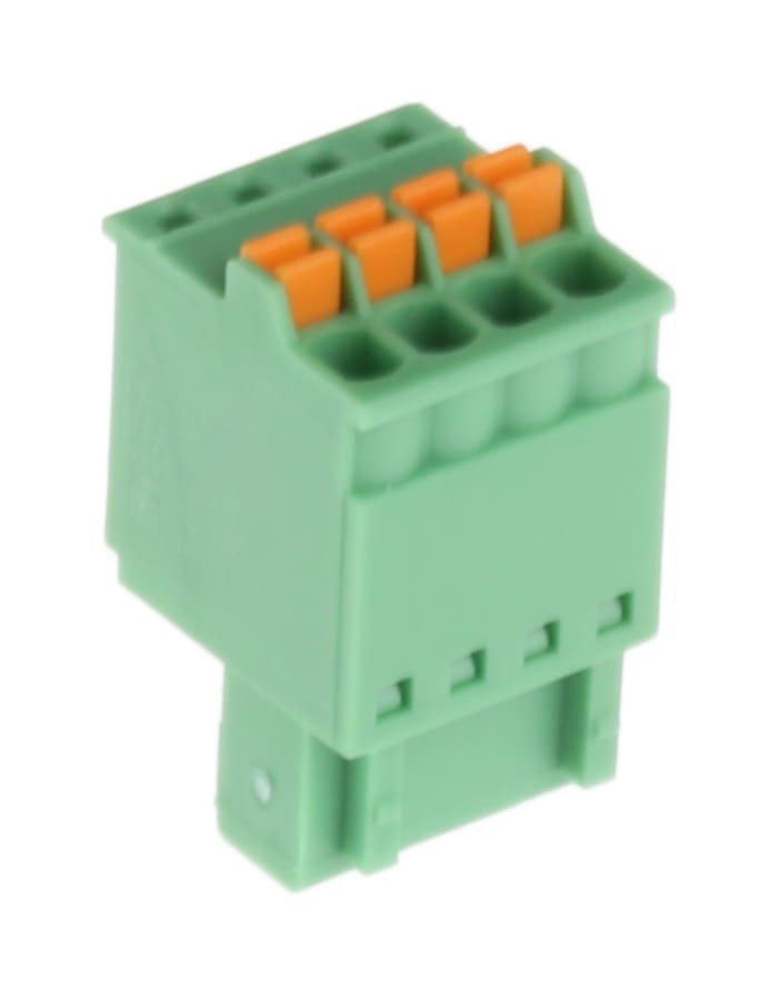 1881341 Phoenix Contact | Phoenix Contact, 2.5mm Pitch, FK-MC 0.5/4-ST ...