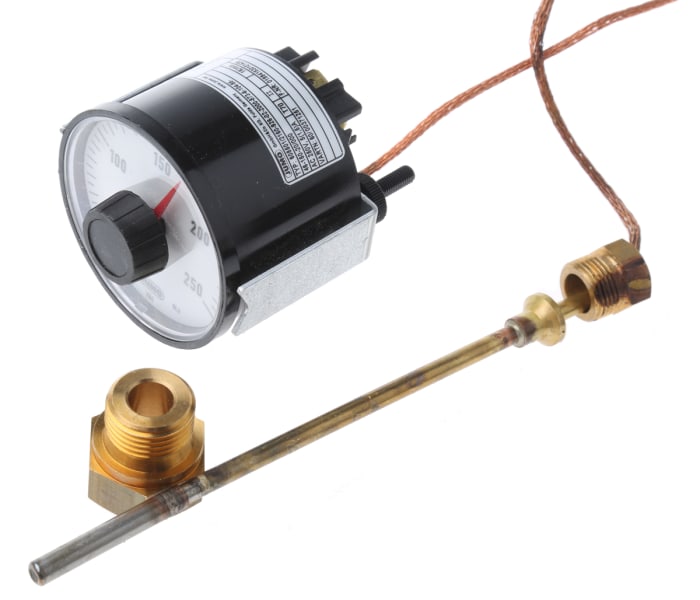 Jumo Capillary Thermostat, +250°C Max