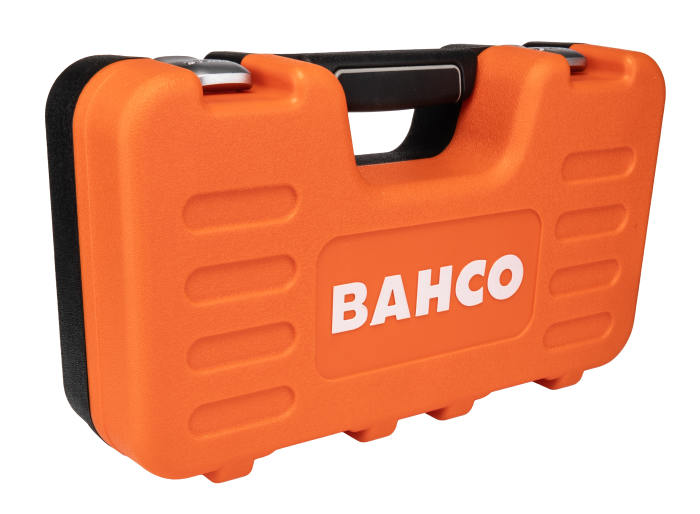 Bahco 46-Piece Metric 1/4 in Standard Socket/Allen Key/Bit Set with Ratchet, 6 point; e-Torx; Hex Bit; Phillips Bit;