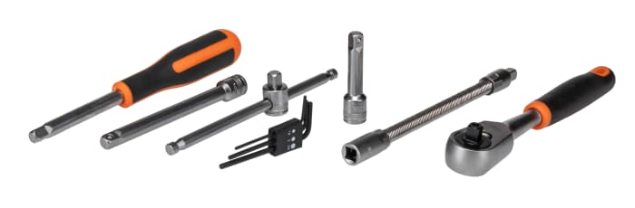 S460 | Bahco 46-Piece Socket Set, 1/4 In Square Drive, 4 → 13mm Socket | RS - View #9