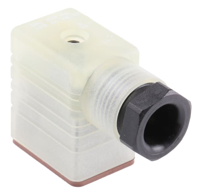Connecteur pour électrovanne, Femelle, 2P+E, Vis centrale 8A, 24 V (c.a./c.c.), série GML, PG9, IP65