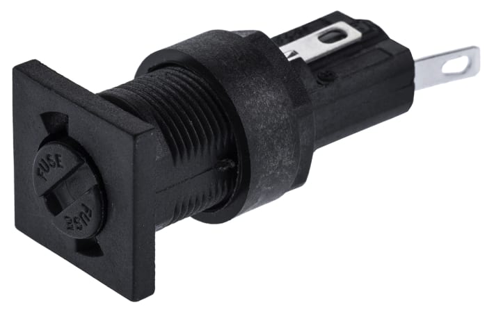 Bulgin 10 A Panel Mount Fuse Holder, 1P-Pole for 5 x 20 mm, 250 V ac