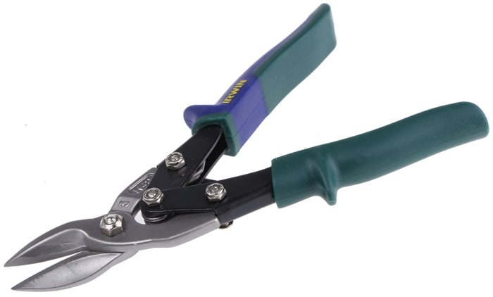 Right cut compound action snip w/handle