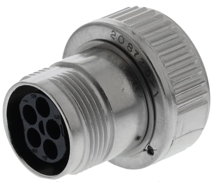 TE Connectivity Connector, 5 Contacts, Cable Mount, Plug, Male, CMC Series 1 Series